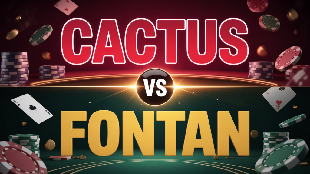 Что лучше: Cactus или Fontan?