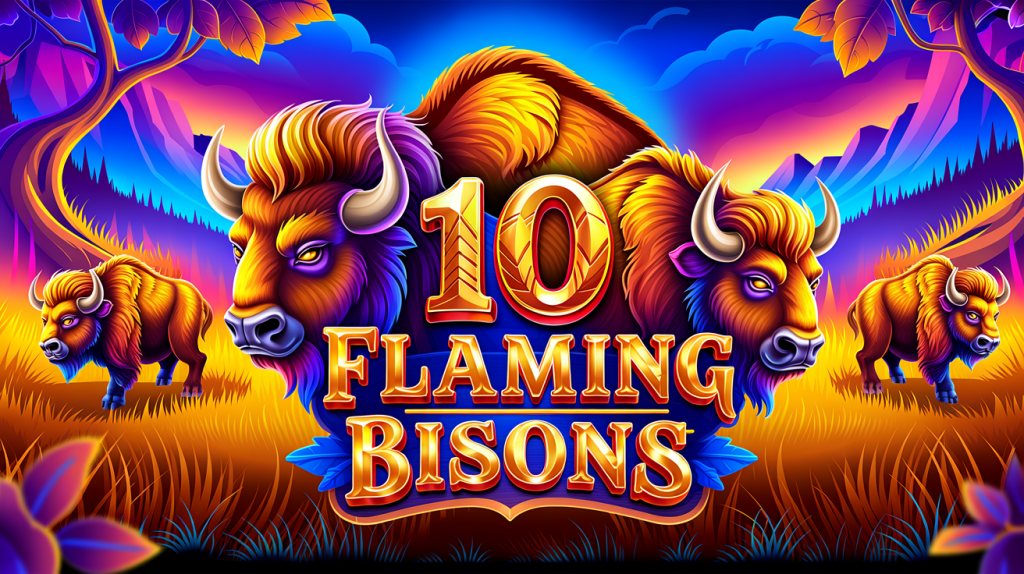 10 Flaming Bisons
